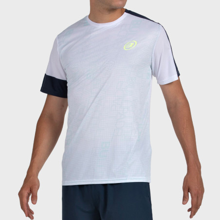 T-SHIRT BULLPADEL LEIDO BLANC