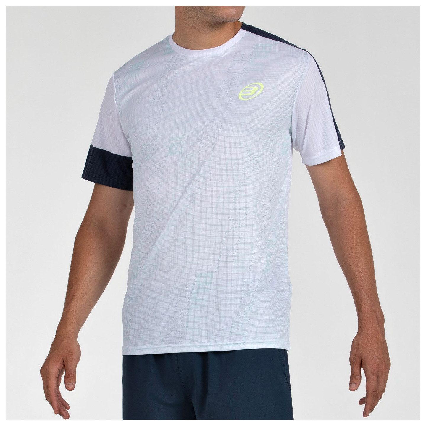 T-SHIRT BULLPADEL LEIDO BLANC
