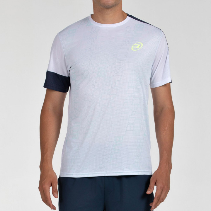 tienda de padel Madrid, tienda de padel online, tienda de padel españa, tienda de padel en linea, CAMISETA BULLPADEL LEIDO BLANC