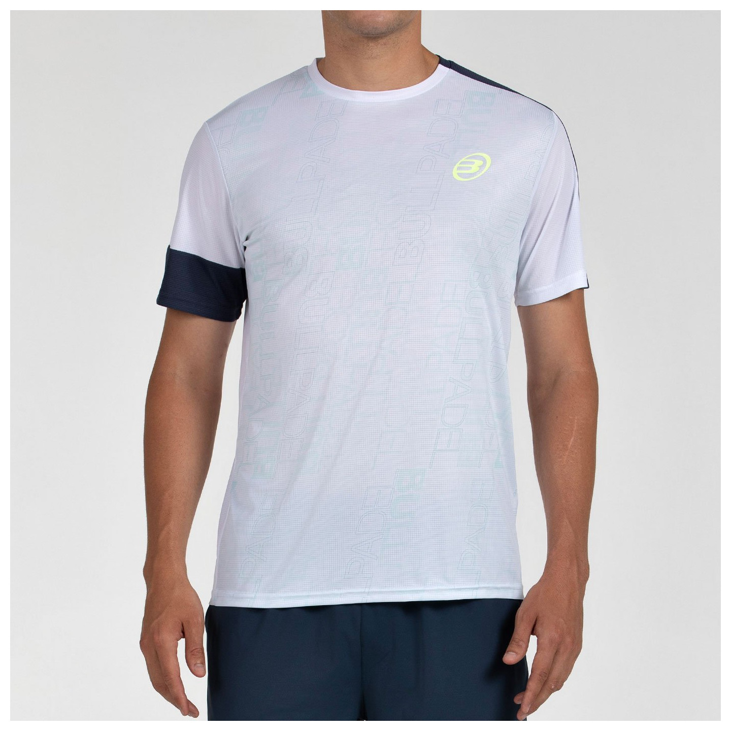 T-SHIRT BULLPADEL LEIDO BLANC