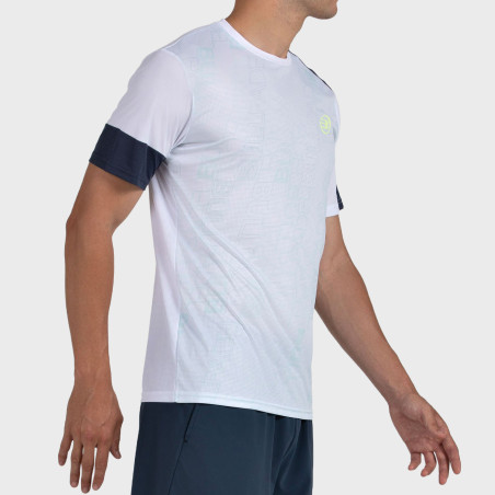 tienda de padel Madrid, tienda de padel online, tienda de padel españa, tienda de padel en linea, CAMISETA BULLPADEL LEIDO BLANC