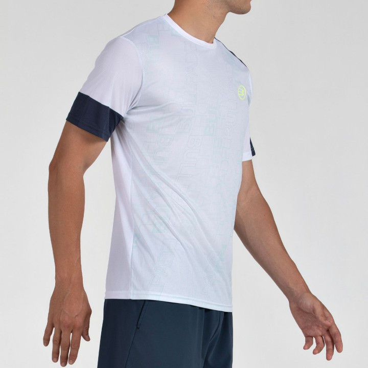 T-SHIRT BULLPADEL LEIDO BLANC