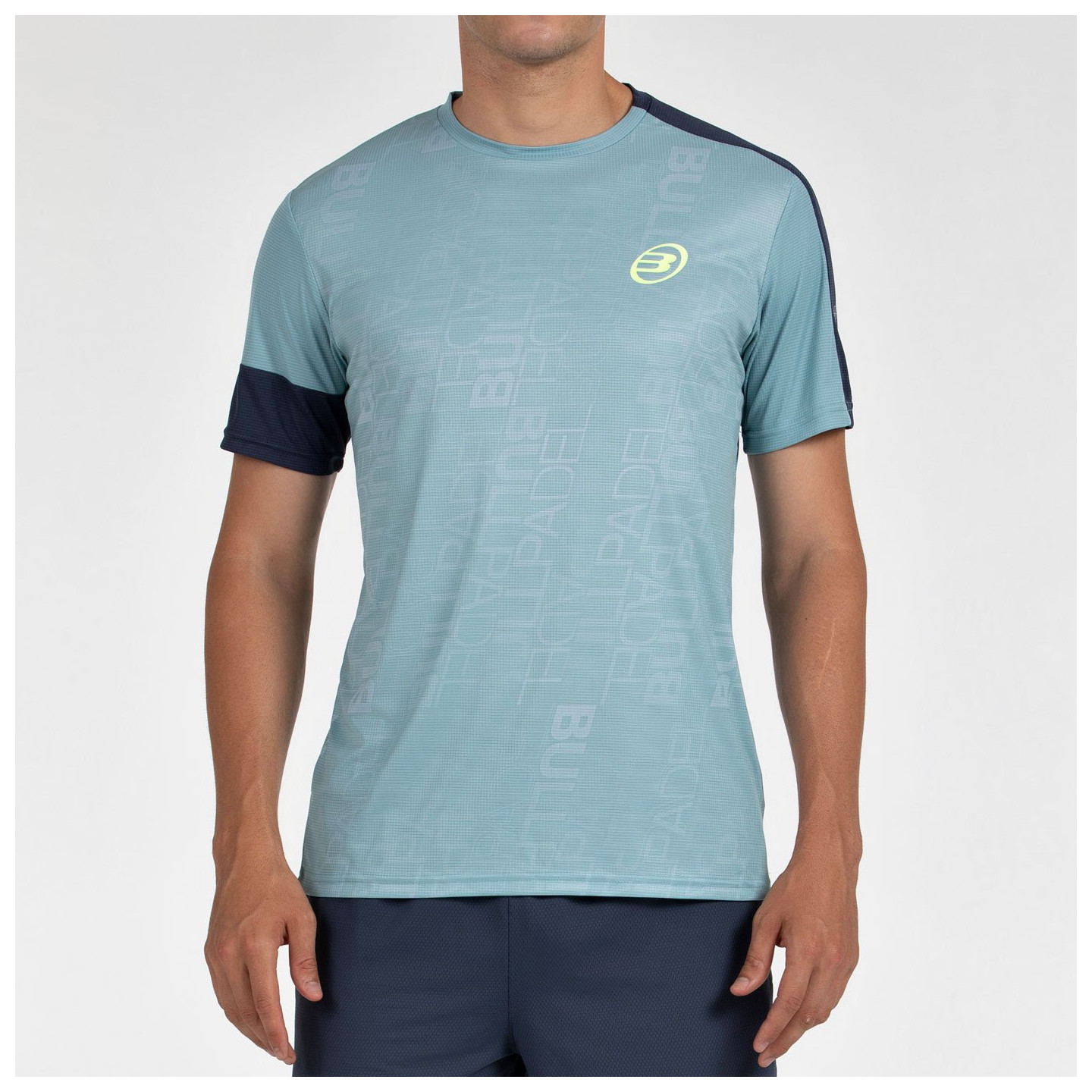 tienda de padel Madrid, tienda de padel online, tienda de padel españa, tienda de padel en linea, CAMISETA BULLPADEL LEIDO VERDE