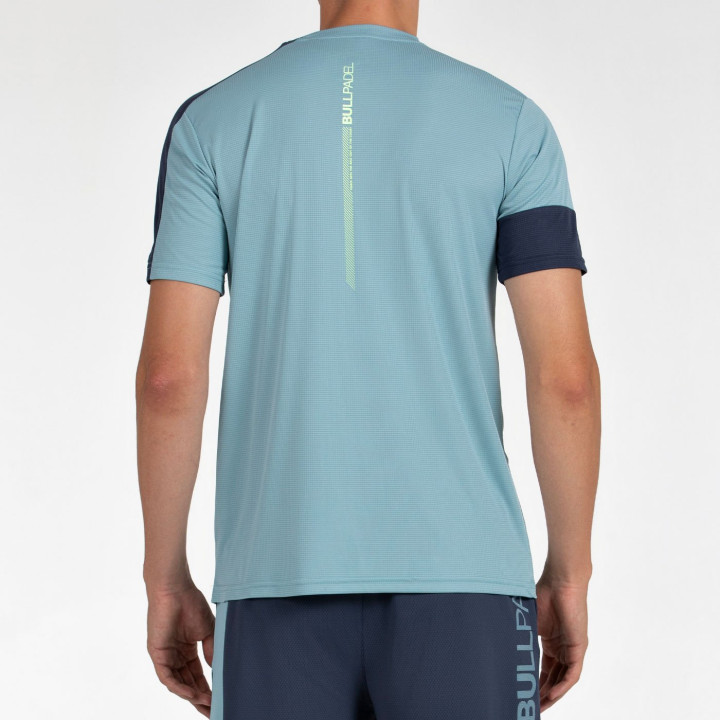 MAGLIETTA BULLPADEL LEIDO BLU VERDE