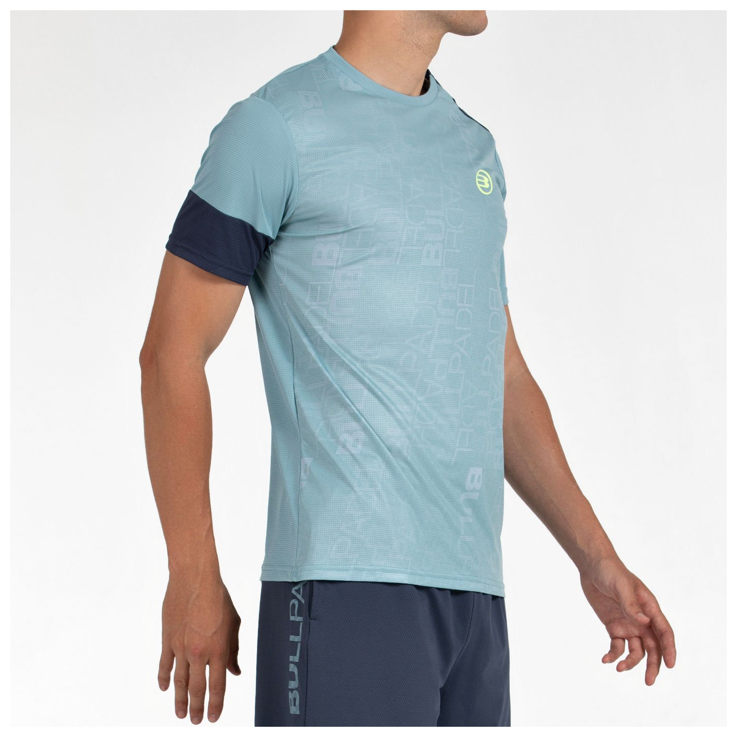 tienda de padel Madrid, tienda de padel online, tienda de padel españa, tienda de padel en linea, CAMISETA BULLPADEL LEIDO VERDE