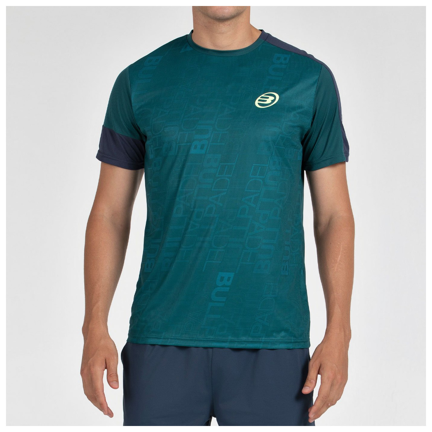 T-SHIRT BULLPADEL LEIDO VERT FONCÉ