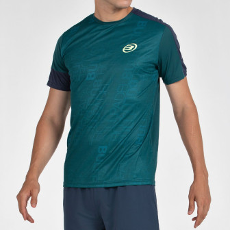 T-SHIRT BULLPADEL LEIDO VERT FONCÉ