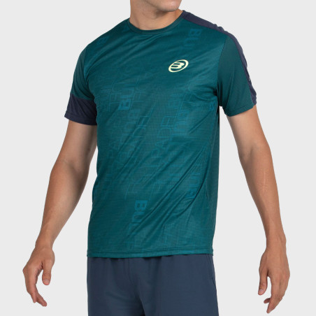 T-SHIRT BULLPADEL LEIDO VERT FONCÉ