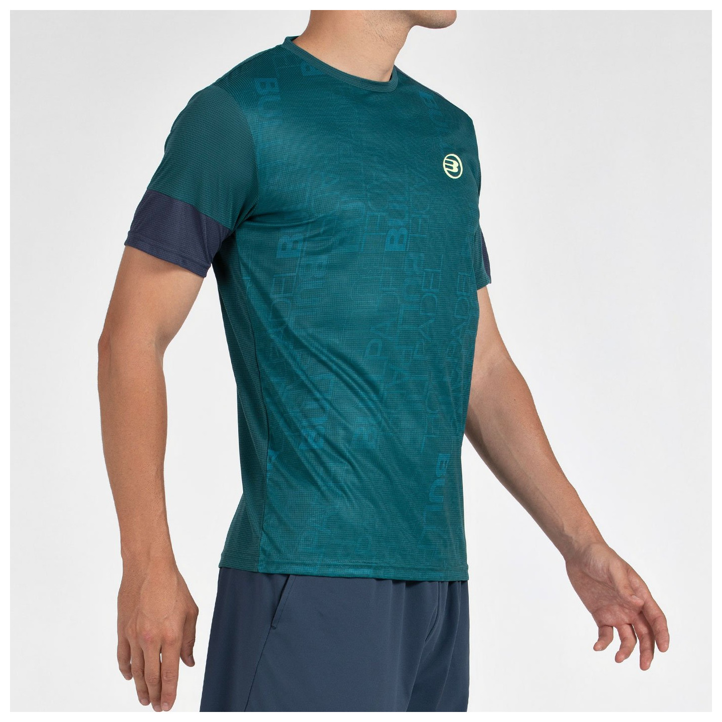 tienda de padel Madrid, tienda de padel online, tienda de padel españa, tienda de padel en linea, CAMISETA BULLPADEL LEIDO VERDE