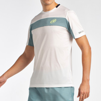 tienda de padel Madrid, tienda de padel online, tienda de padel españa, tienda de padel en linea, CAMISETA BULLPADEL LIBIO BLANC