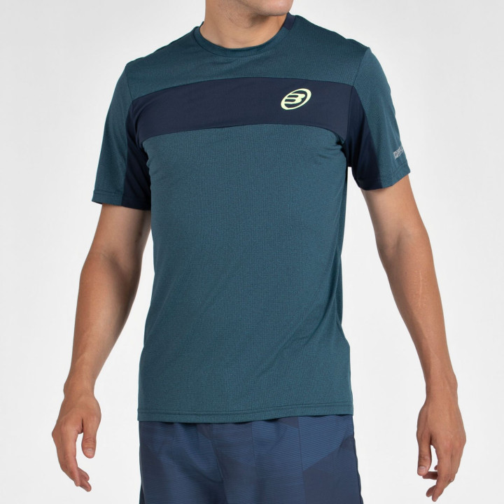 tienda de padel Madrid, tienda de padel online, tienda de padel españa, tienda de padel en linea, CAMISETA BULLPADEL LIBIO VERDE