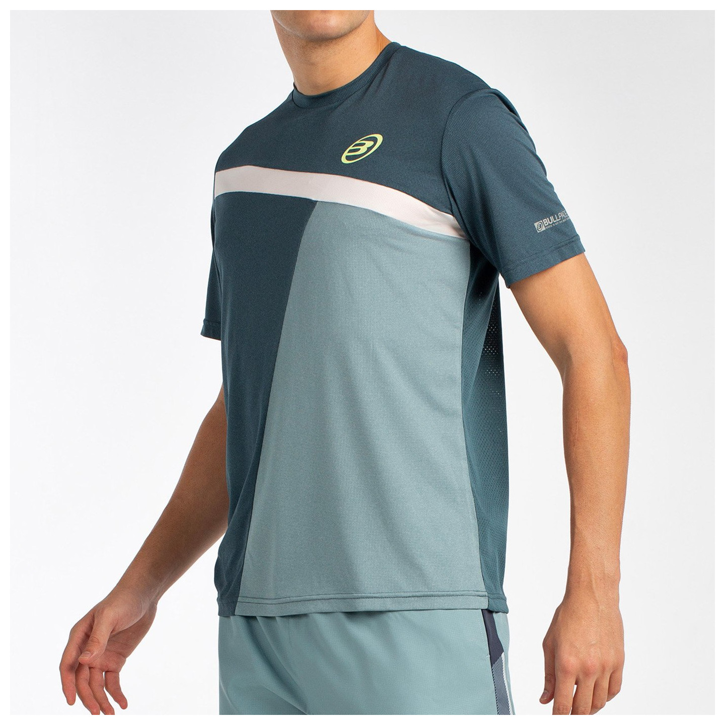 tienda de padel Madrid, tienda de padel online, tienda de padel españa, tienda de padel en linea, CAMISETA BULLPADEL LLEGA VERDE