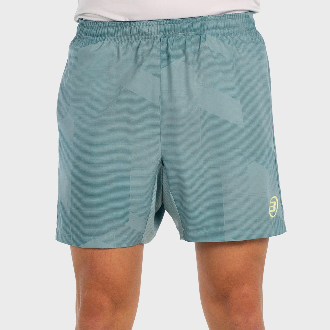tienda de padel Madrid, tienda de padel online, tienda de padel españa, tienda de padel en linea, SHORT BULLPADEL LLENO VERDE AZ