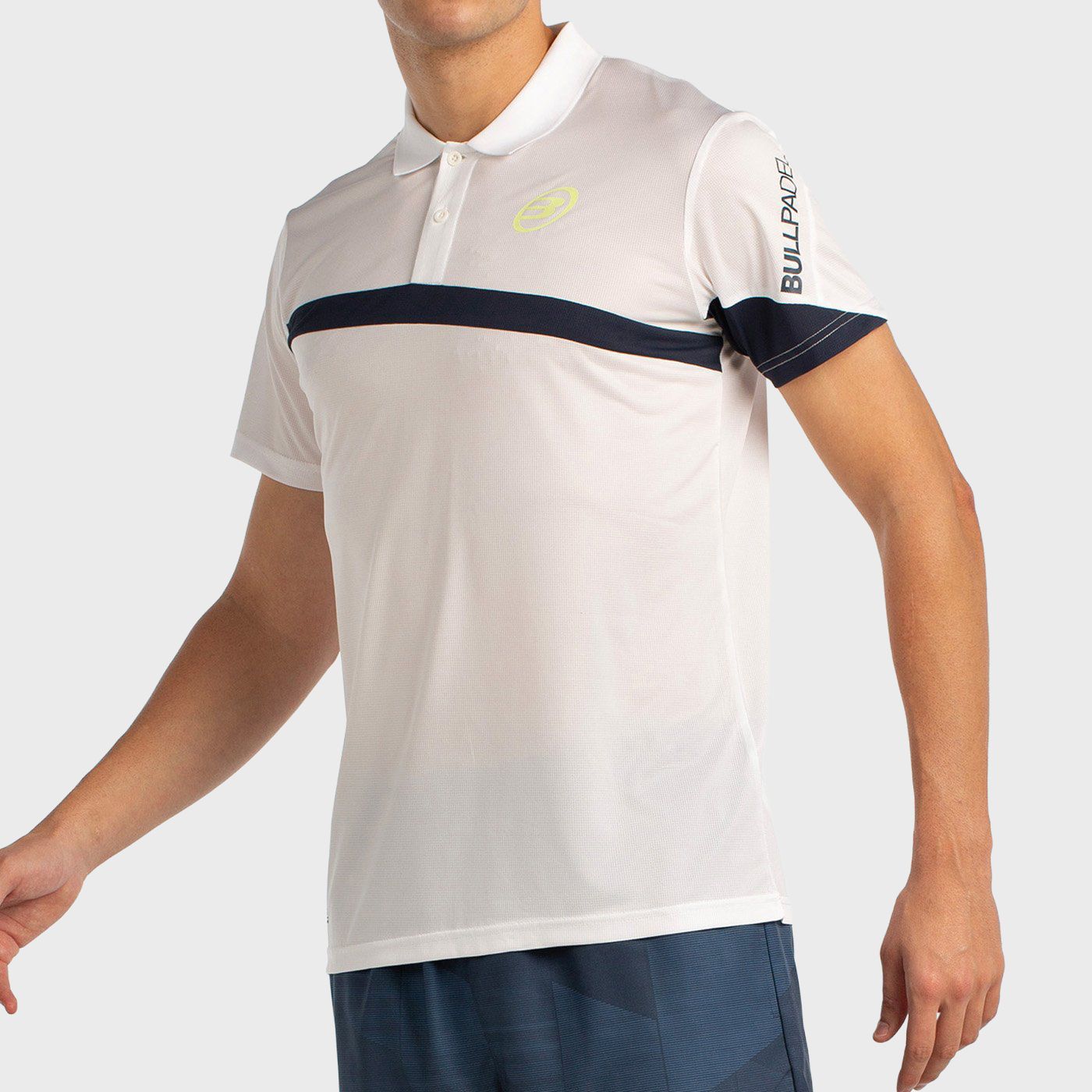 BULLPADEL LUCIR WHITE POLO SHIRT