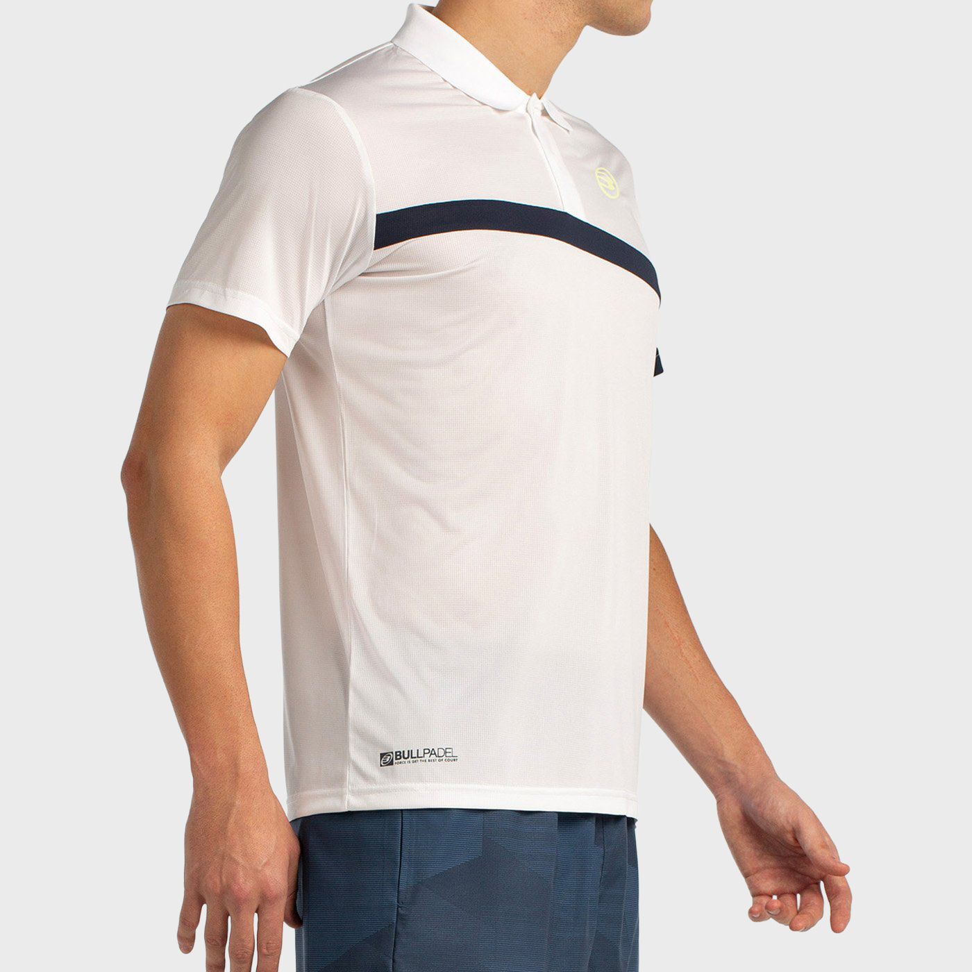 BULLPADEL LUCIR WHITE POLO SHIRT