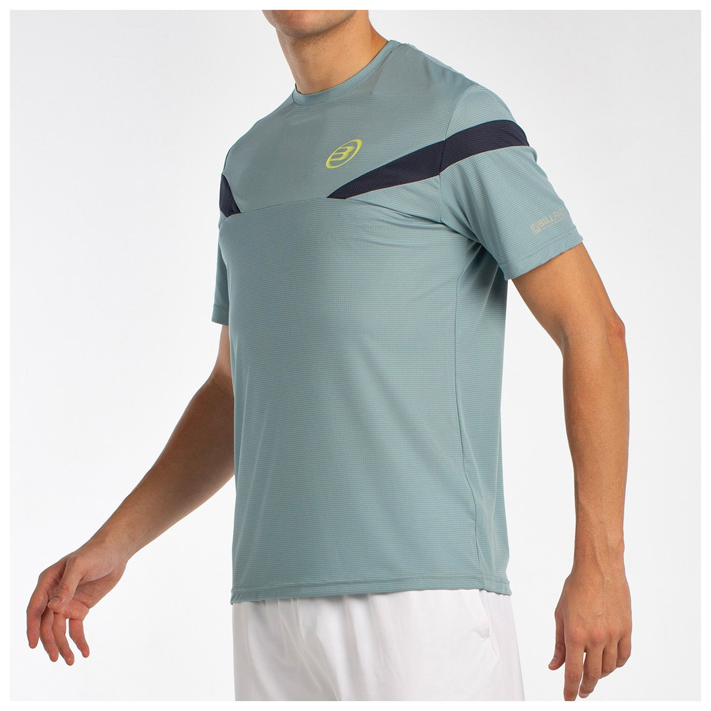 tienda de padel Madrid, tienda de padel online, tienda de padel españa, tienda de padel en linea, CAMISETA BULLPADEL LYN VERDE A