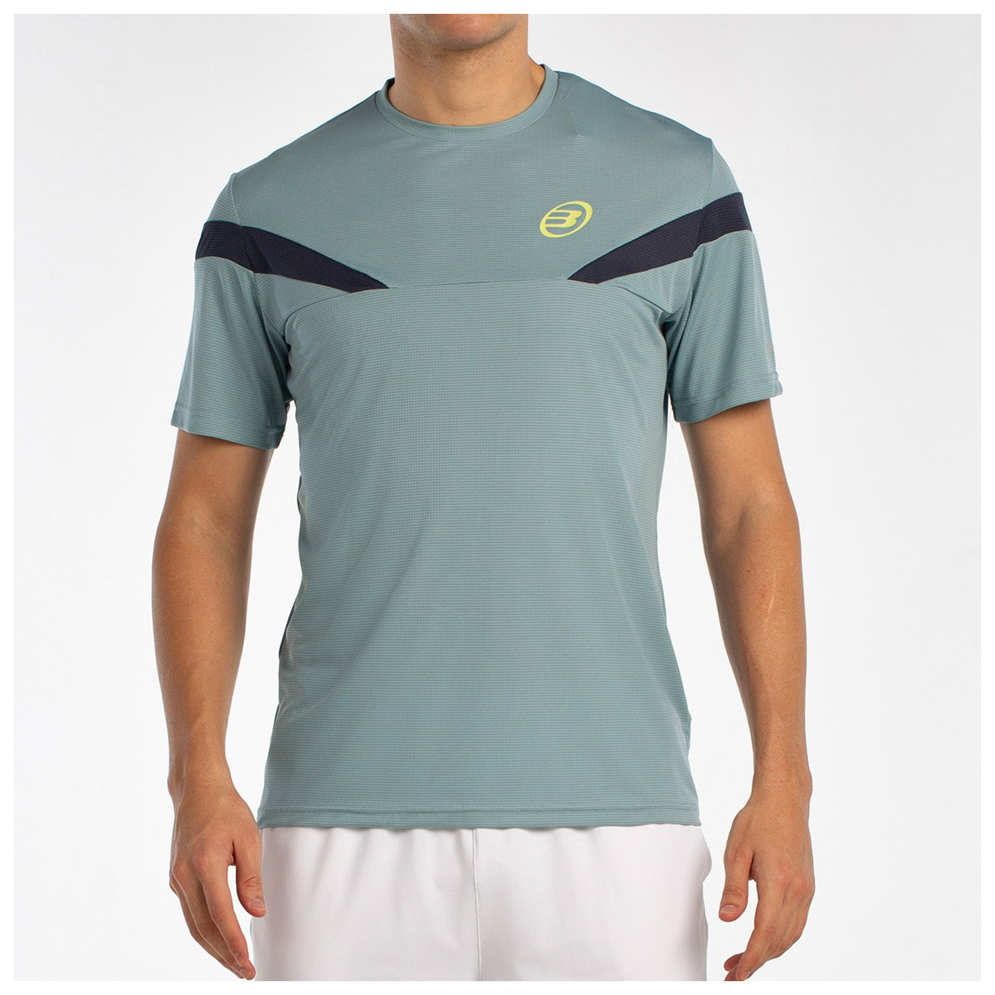 tienda de padel Madrid, tienda de padel online, tienda de padel españa, tienda de padel en linea, CAMISETA BULLPADEL LYN VERDE A