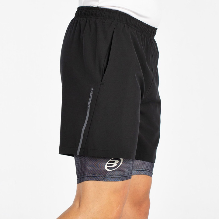 SHORT BULLPADEL MANZAN BLACK