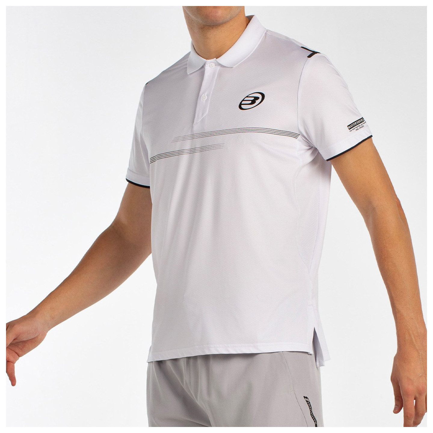 BULLPADEL MENKAR WHITE POLO SHIRT