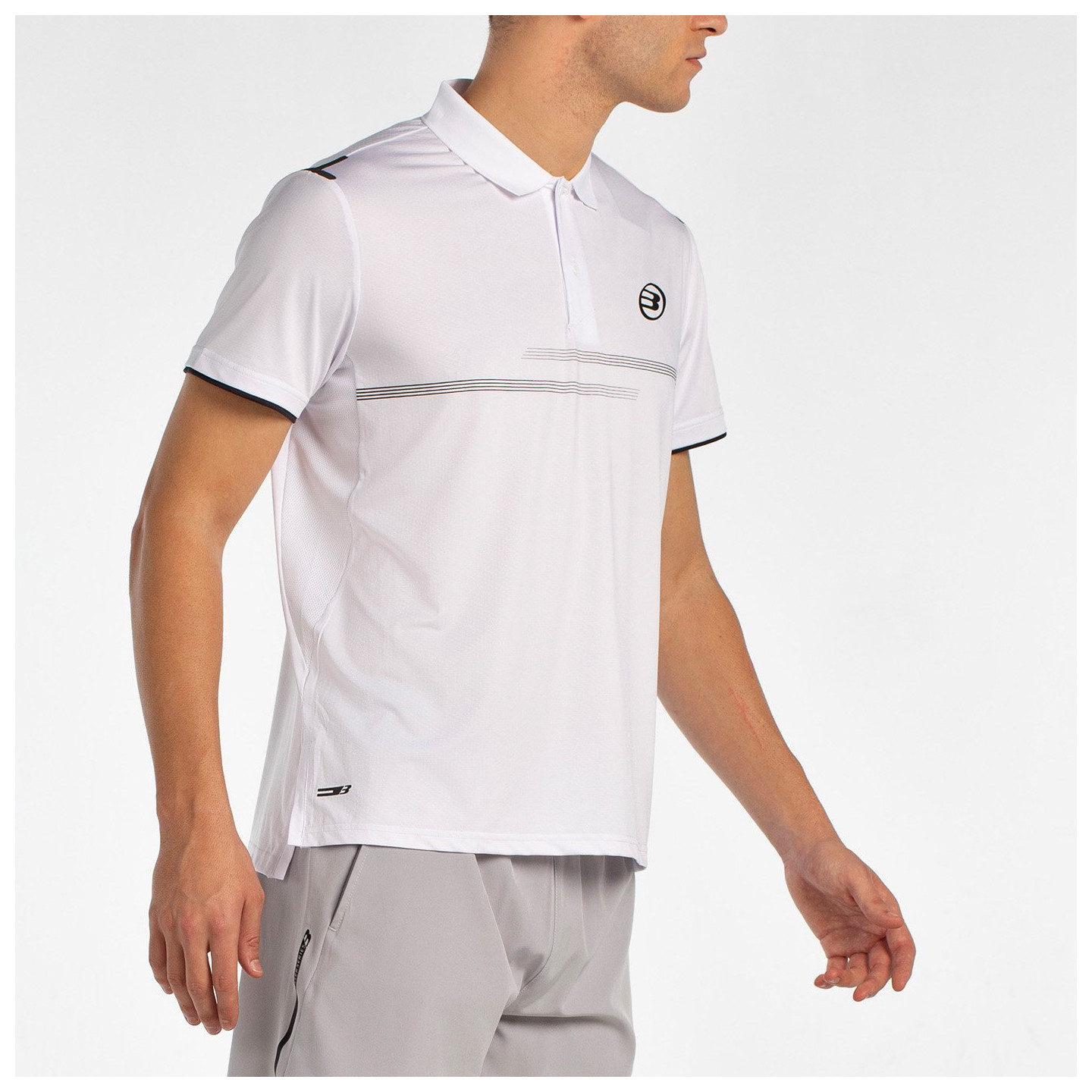 BULLPADEL MENKAR WHITE POLO SHIRT