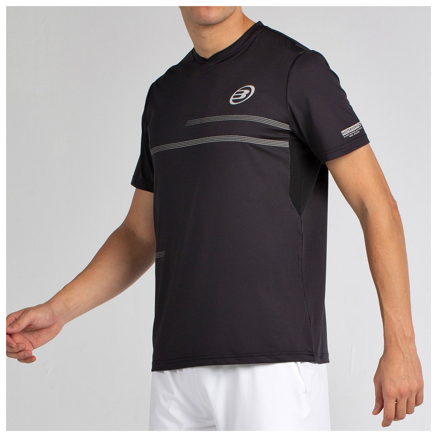 BULLPADEL MONTUNO BLACK T-SHIRT