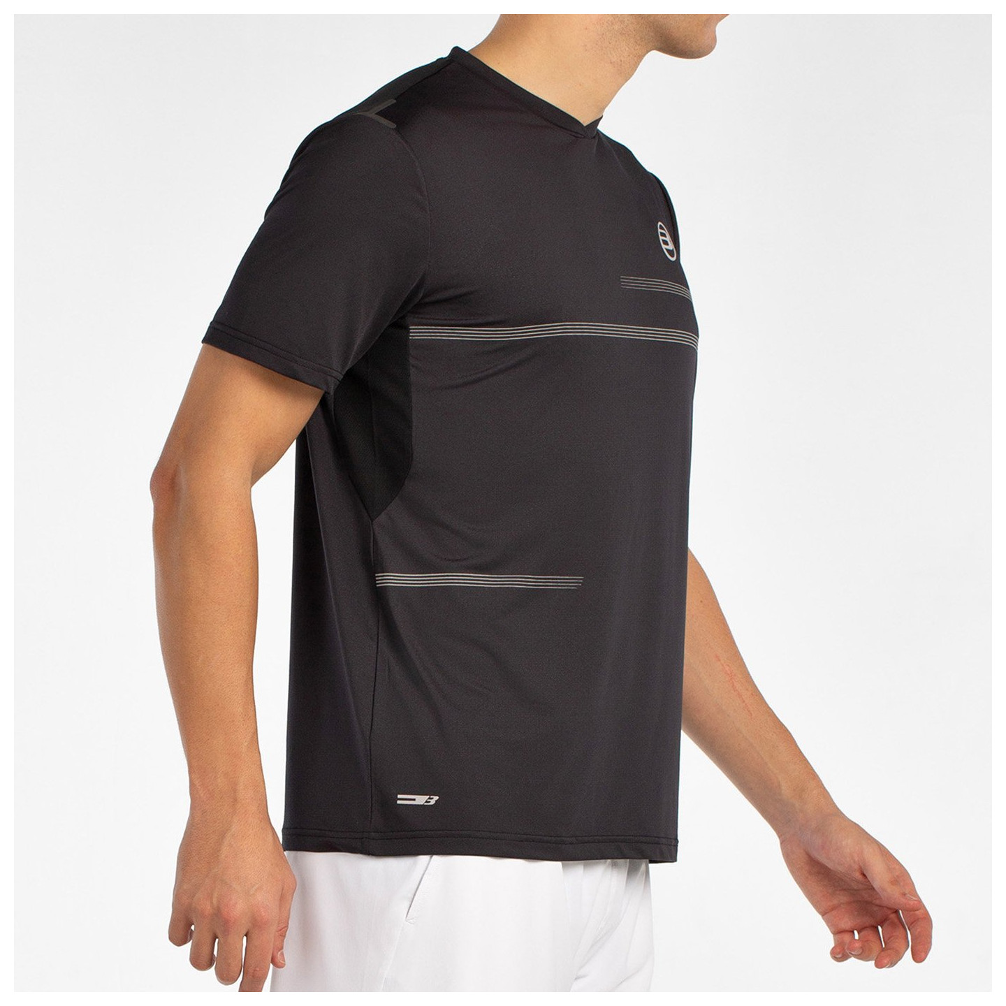 tienda de padel Madrid, tienda de padel online, tienda de padel españa, tienda de padel en linea, CAMISETA BULLPADEL MONTUNO NEG