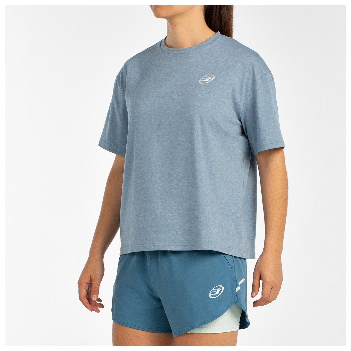 tienda de padel Madrid, tienda de padel online, tienda de padel españa, tienda de padel en linea, CAMISETA BULLPADEL OYEME AZUL 