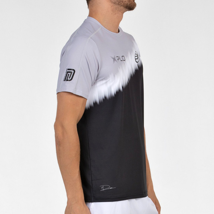 T-SHIRT BULLPADEL DI NENNO 25I BLACK