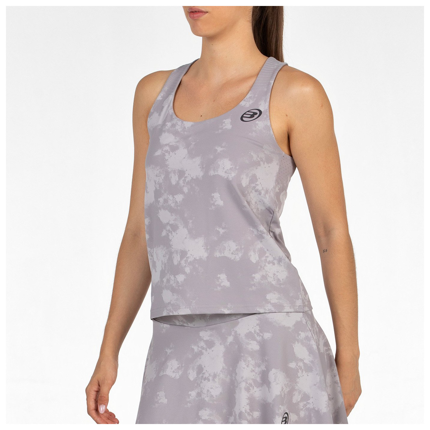 tienda de padel Madrid, tienda de padel online, tienda de padel españa, tienda de padel en linea, CAMISETA BULLPADEL EXORO HUMO