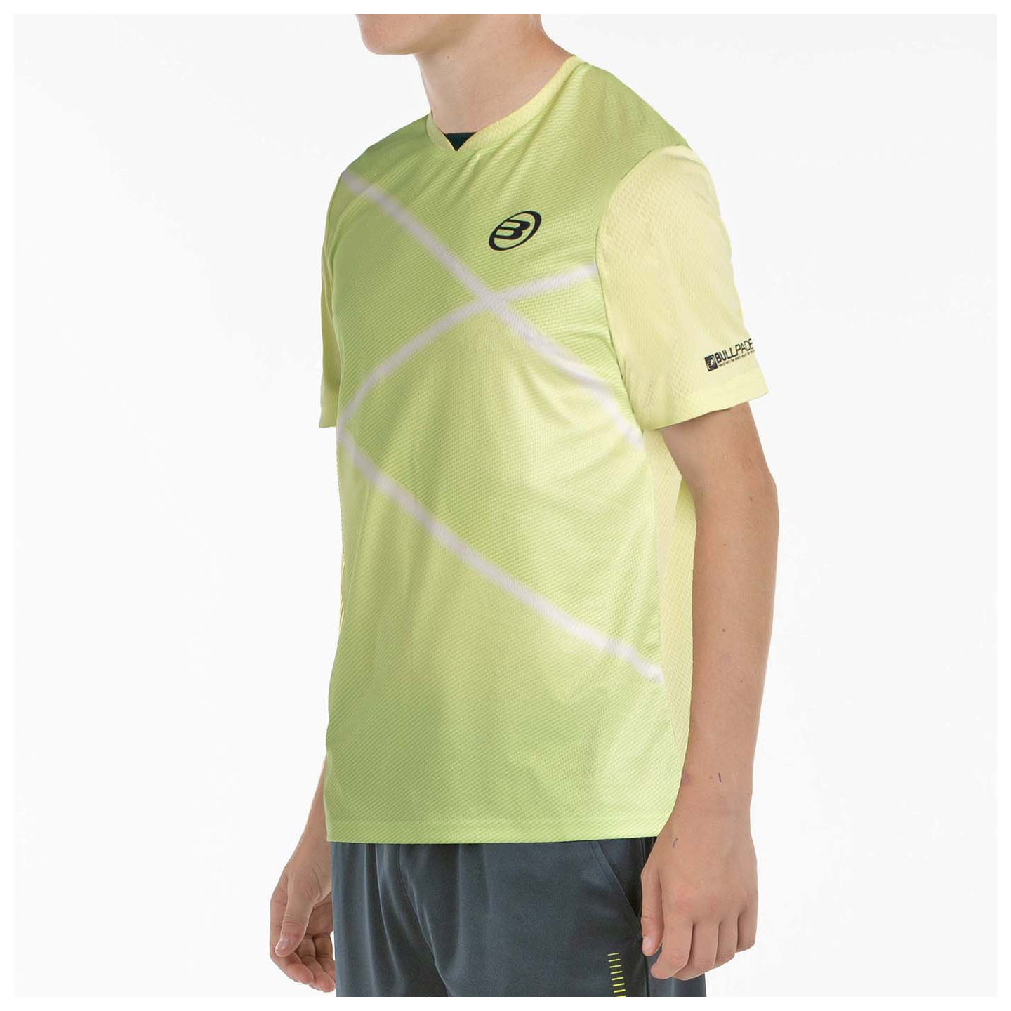 tienda de padel Madrid, tienda de padel online, tienda de padel españa, tienda de padel en linea, CAMISETA BULLPADEL LADRA J LIM