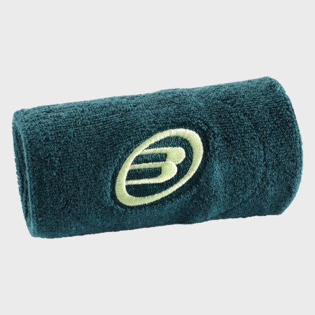 BULLPADEL BPMU252 I WHITE/DARK GREEN WRISTBAND