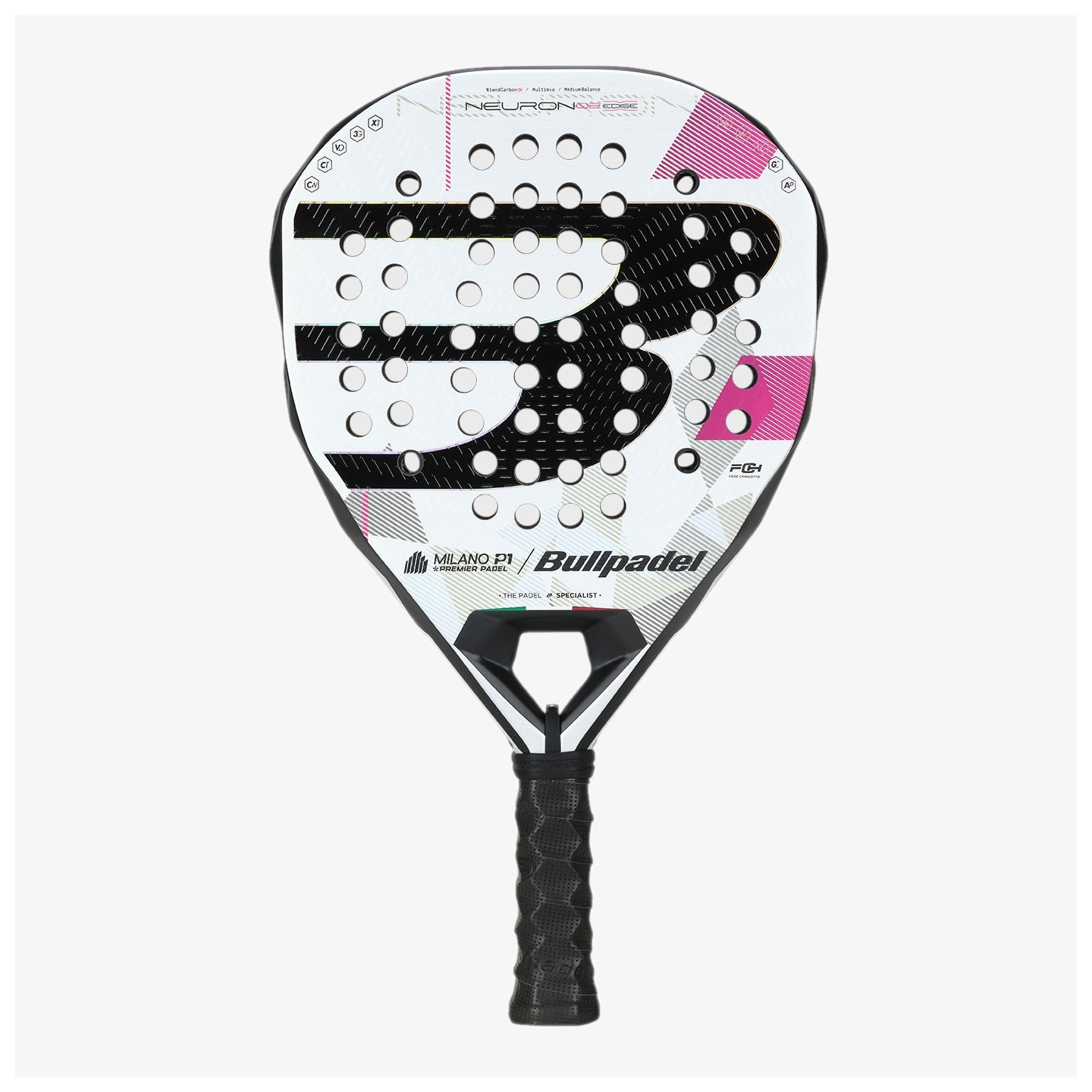 tienda de padel Madrid, tienda de padel online, tienda de padel españa, tienda de padel en linea, PALA BULLPADEL NEURON 02 EDGE 