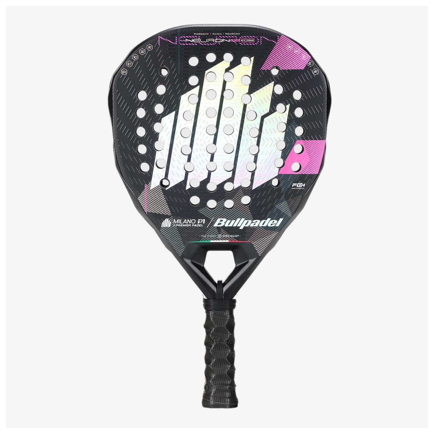 tienda de padel Madrid, tienda de padel online, tienda de padel españa, tienda de padel en linea, PALA BULLPADEL NEURON 02 EDGE 