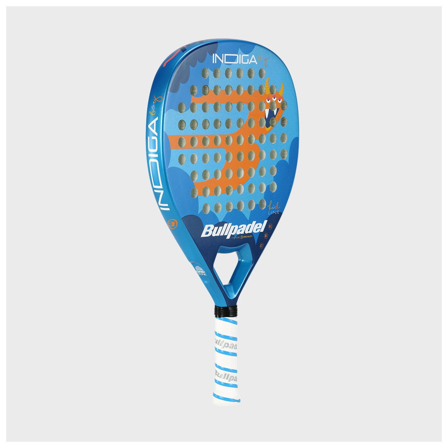 tienda de padel Madrid, tienda de padel online, tienda de padel españa, tienda de padel en linea, PALA BULLPADEL INDIGA BOY 26