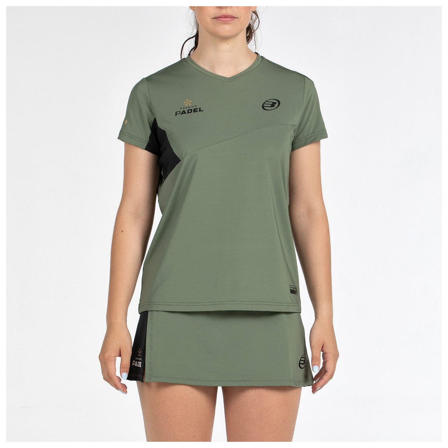 tienda de padel Madrid, tienda de padel online, tienda de padel españa, tienda de padel en linea, CAMISETA BULLPADEL PAMPAN KAKI