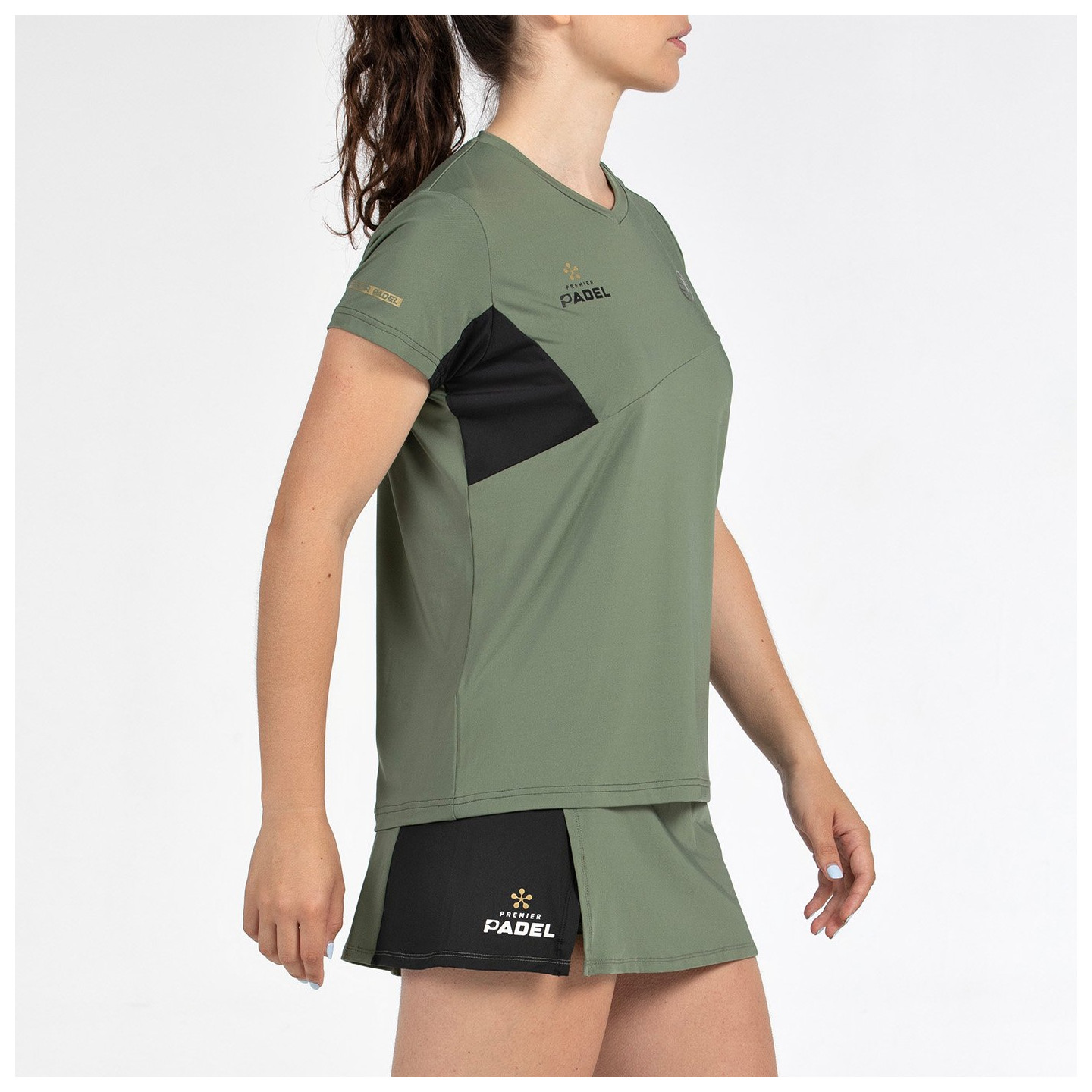 tienda de padel Madrid, tienda de padel online, tienda de padel españa, tienda de padel en linea, CAMISETA BULLPADEL PAMPAN KAKI