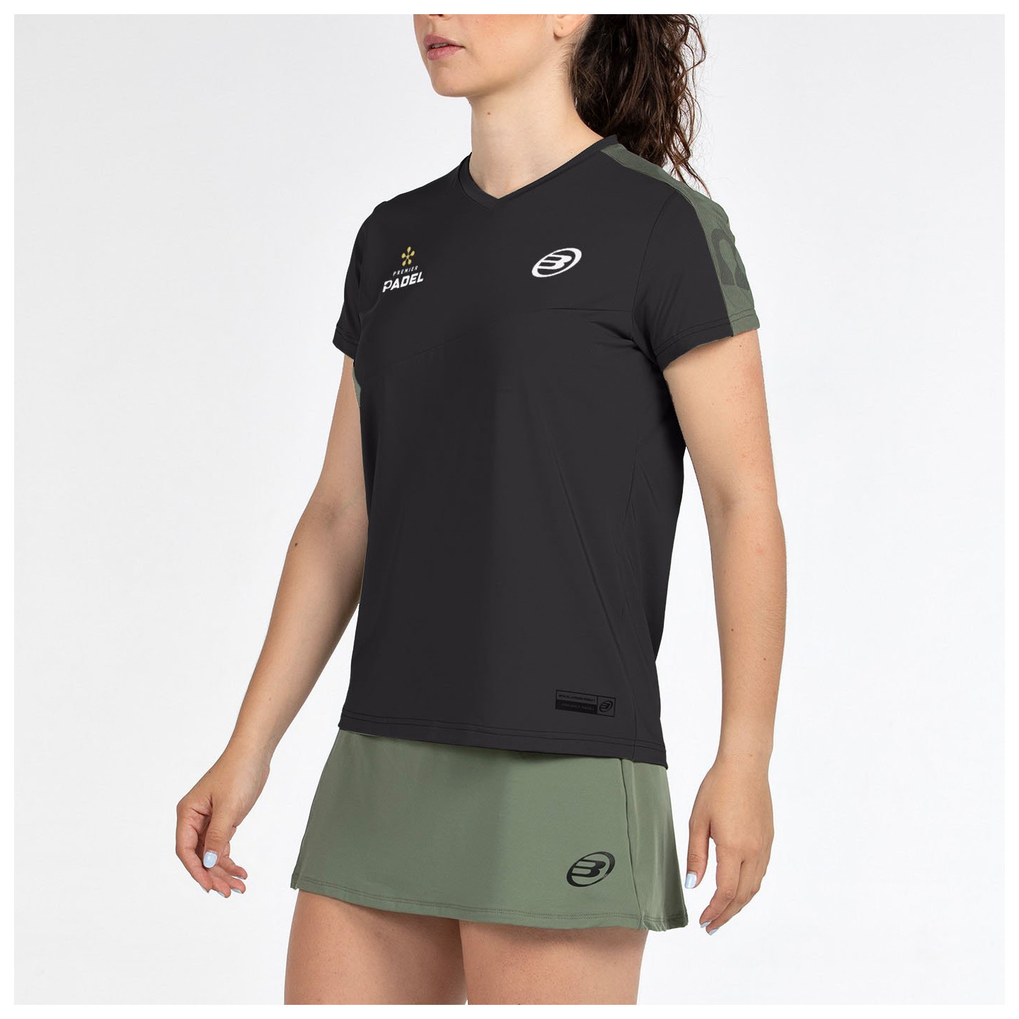 T-SHIRT BULLPADEL PAMPAN NOIR