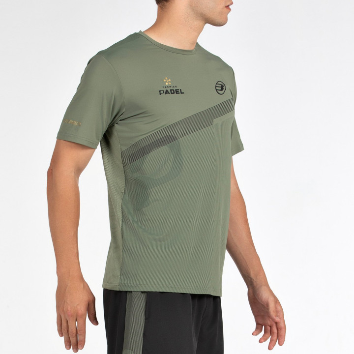 tienda de padel Madrid, tienda de padel online, tienda de padel españa, tienda de padel en linea, CAMISETA BULLPADEL PATOS KAKI