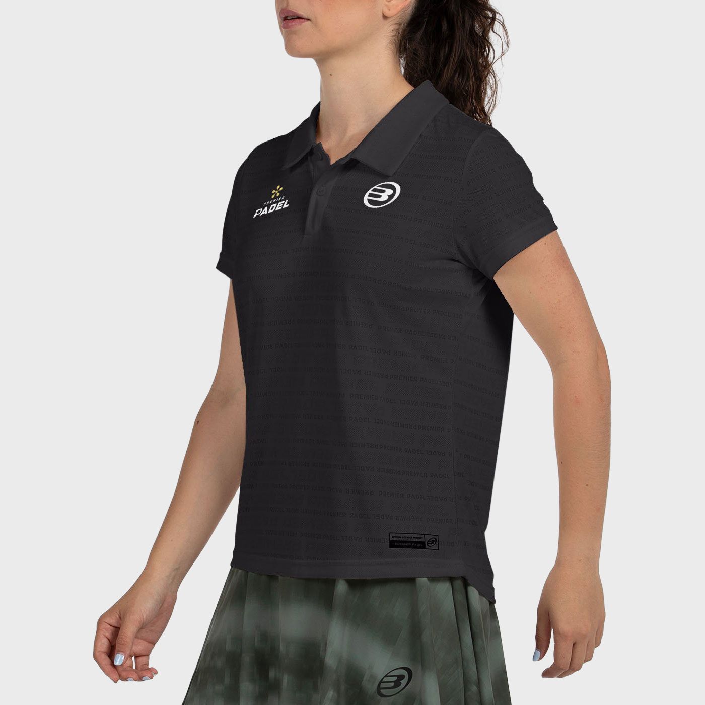 tienda de padel Madrid, tienda de padel online, tienda de padel españa, tienda de padel en linea, POLO BULLPADEL PAYERNE NEGRO