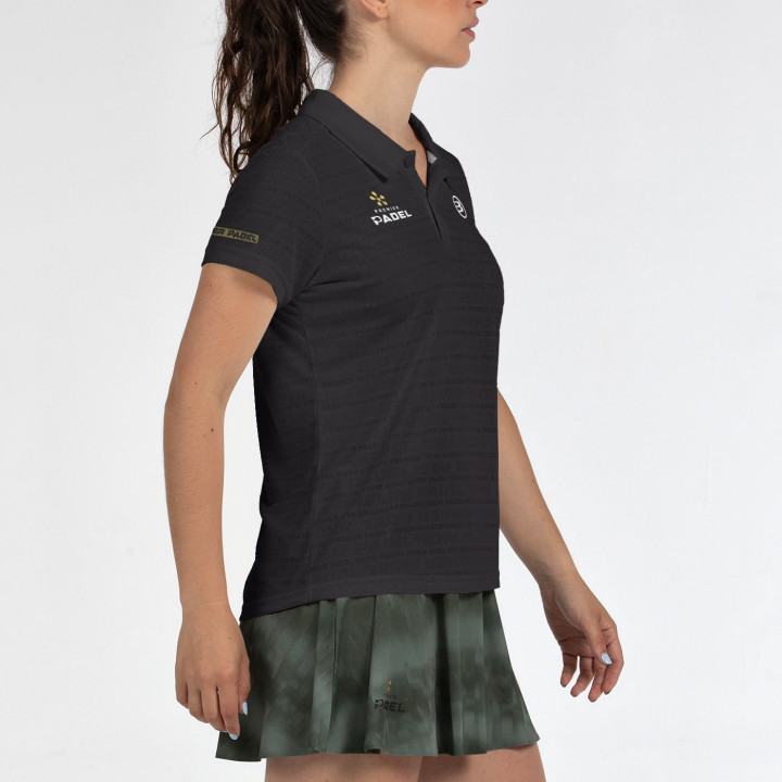 POLO SHIRT BULLPADEL PAYERNE BLACK