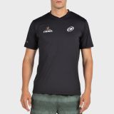 tienda de padel Madrid, tienda de padel online, tienda de padel españa, tienda de padel en linea, CAMISETA BULLPADEL PERICO NEGR