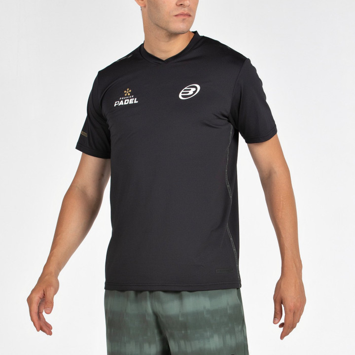 T-SHIRT BULLPADEL PERICO BLACK