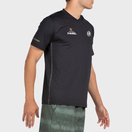 T-SHIRT BULLPADEL PERICO BLACK