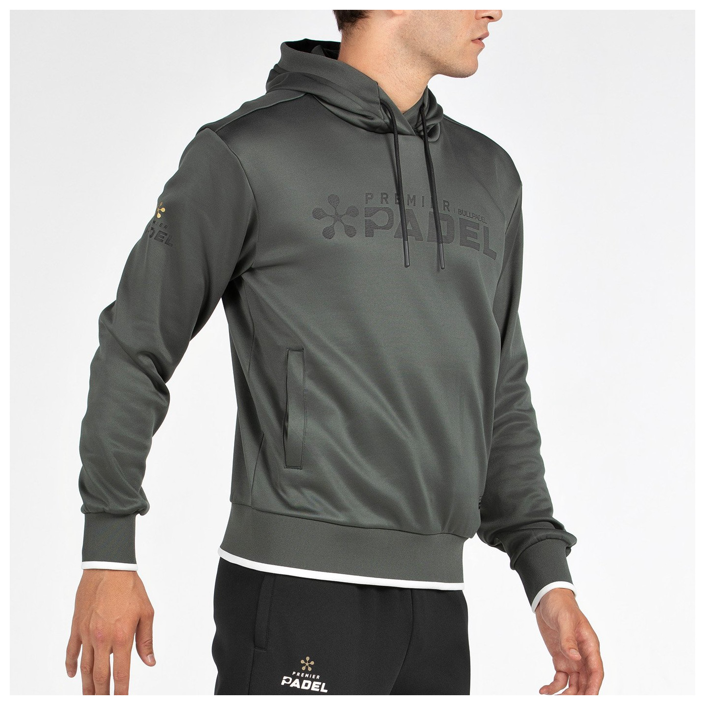 tienda de padel Madrid, tienda de padel online, tienda de padel españa, tienda de padel en linea, SUDADERA BULLPADEL PIATRO KAKI