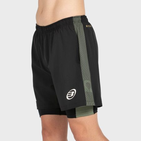 tienda de padel Madrid, tienda de padel online, tienda de padel españa, tienda de padel en linea, SHORT BULLPADEL PINGU NEGRO