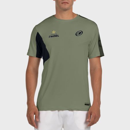 tienda de padel Madrid, tienda de padel online, tienda de padel españa, tienda de padel en linea, CAMISETA BULLPADEL POCATE KAKI