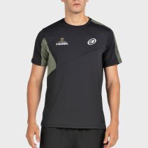 T-SHIRT BULLPADEL POCATE BLACK