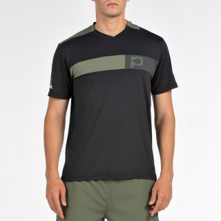 tienda de padel Madrid, tienda de padel online, tienda de padel españa, tienda de padel en linea, CAMISETA BULLPADEL PUYO NEGRO