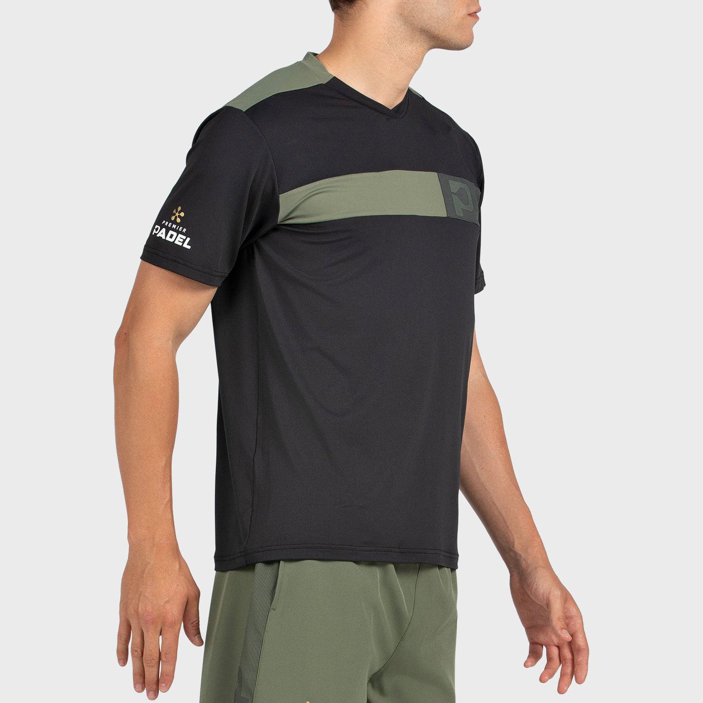 tienda de padel Madrid, tienda de padel online, tienda de padel españa, tienda de padel en linea, CAMISETA BULLPADEL PUYO NEGRO
