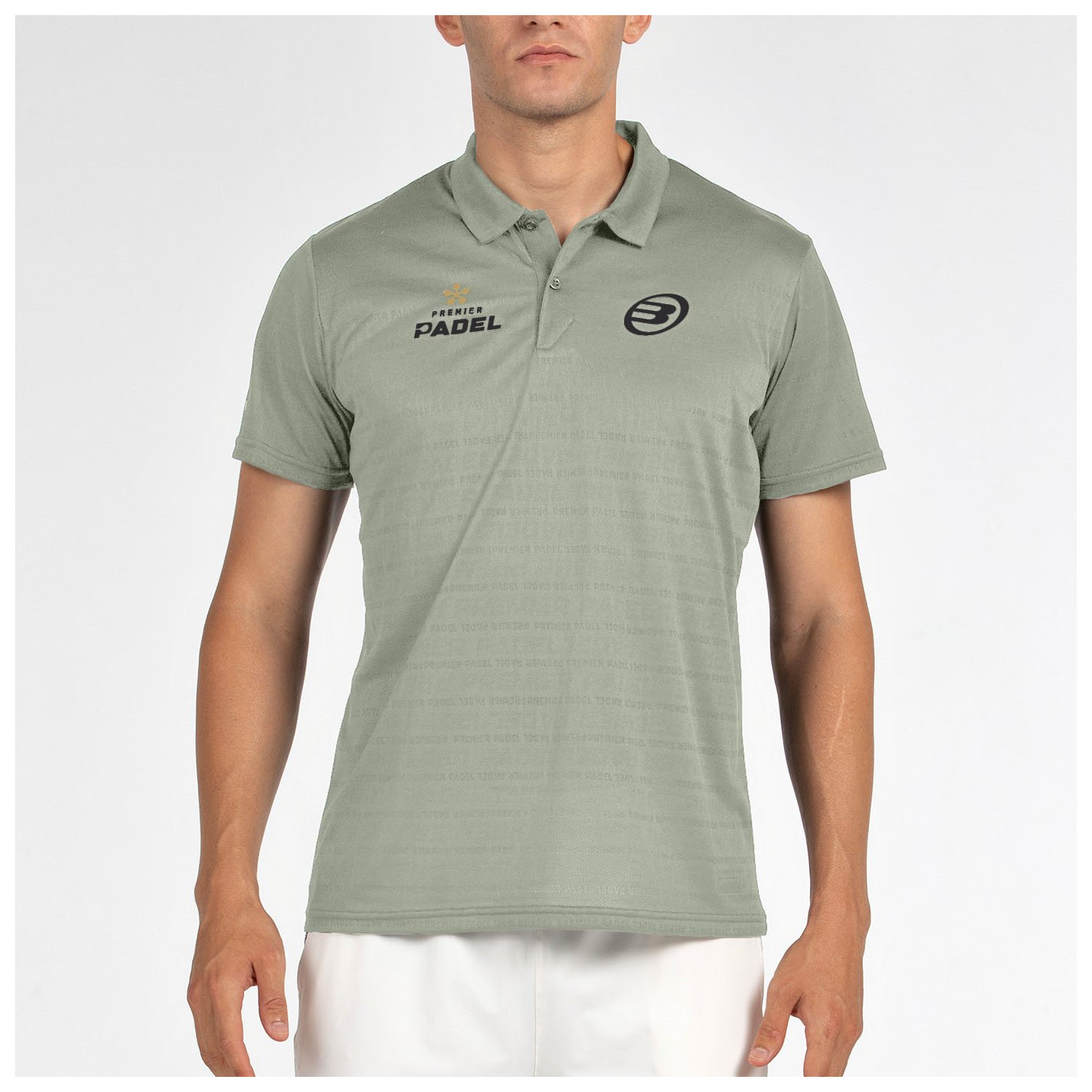 POLO-SHIRT BULLPADEL POMPIER EUCALYPTUS